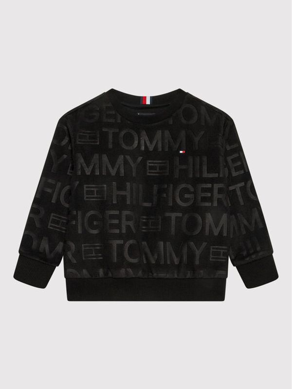 Tommy Hilfiger Tommy Hilfiger Полар Logo KB0KB06981 D Черен Regular Fit
