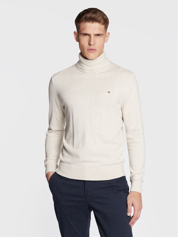 Tommy Hilfiger Tommy Hilfiger Поло MW0MW28048 Бежов Regular Fit