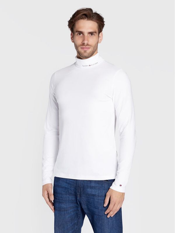 Tommy Hilfiger Tommy Hilfiger Поло MW0MW28787 Бял Slim Fit