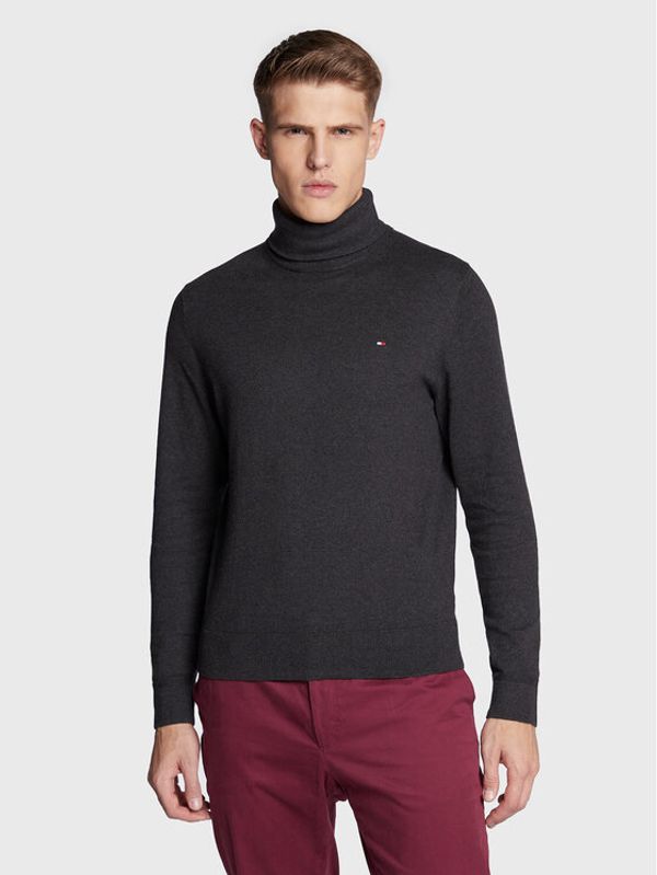 Tommy Hilfiger Tommy Hilfiger Поло Pima MW0MW28048 Сив Regular Fit