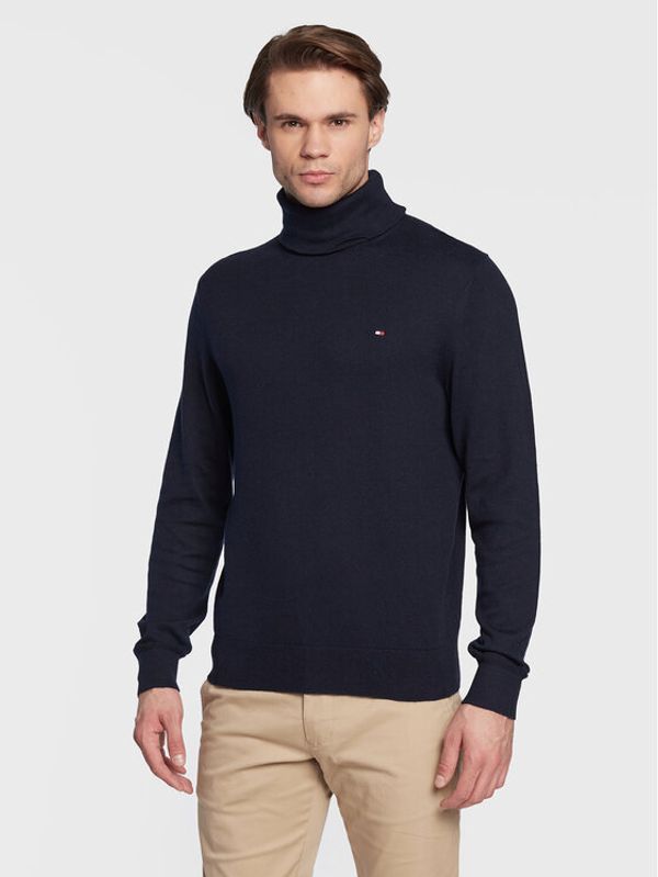 Tommy Hilfiger Tommy Hilfiger Поло Pima MW0MW28048 Тъмносин Regular Fit