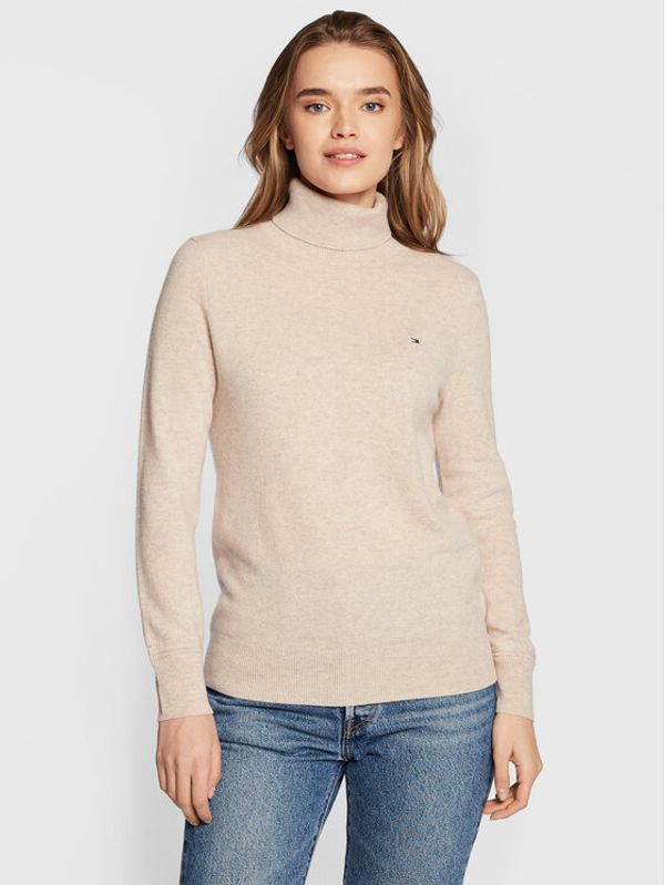 Tommy Hilfiger Tommy Hilfiger Поло WW0WW35892 Бежов Regular Fit