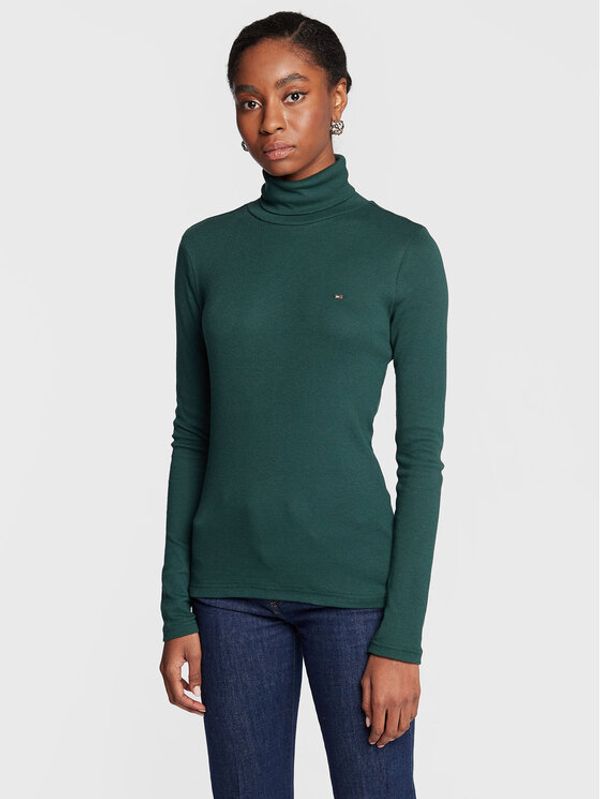 Tommy Hilfiger Tommy Hilfiger Поло WW0WW36149 Зелен Slim Fit