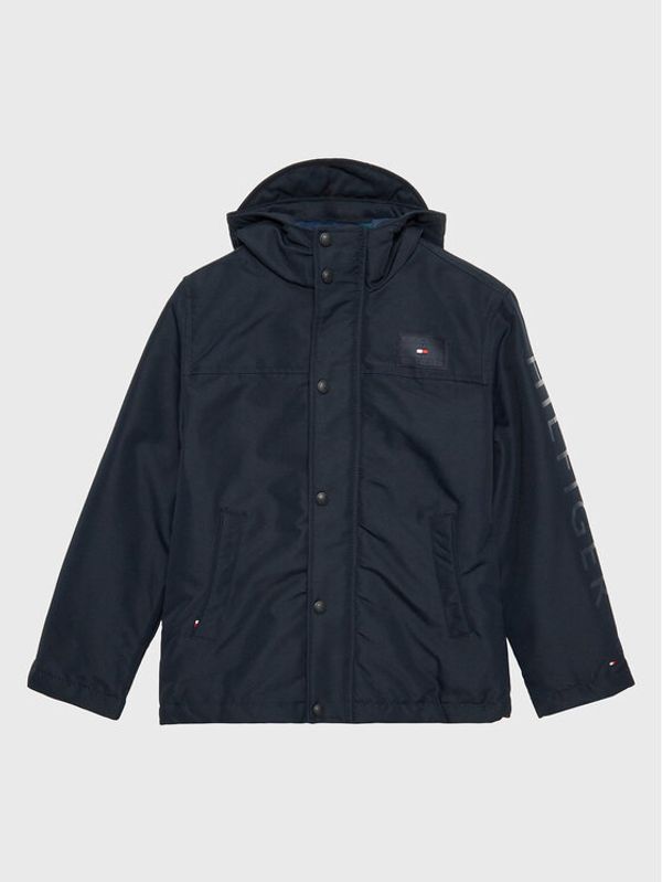 Tommy Hilfiger Tommy Hilfiger Преходно яке Black Watch KB0KB07988 D Тъмносин Regular Fit