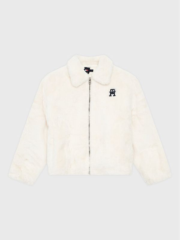 Tommy Hilfiger Tommy Hilfiger Преходно яке KG0KG07061 D Екрю Regular Fit