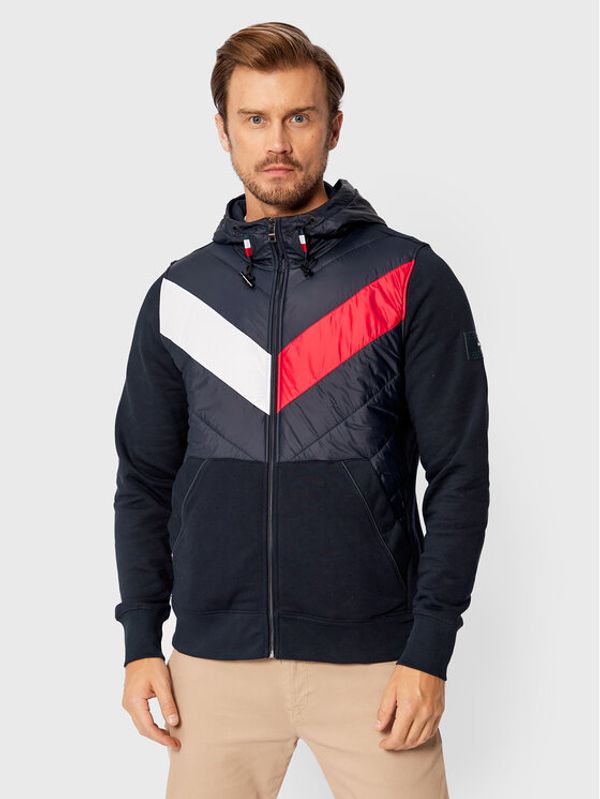 Tommy Hilfiger Tommy Hilfiger Преходно яке Mix Media MW0MW25889 Тъмносин Regular Fit