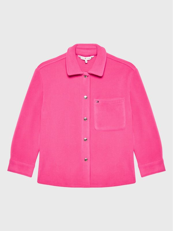 Tommy Hilfiger Tommy Hilfiger Преходно яке Polar Fleece KG0KG06654 Розов Regular Fit