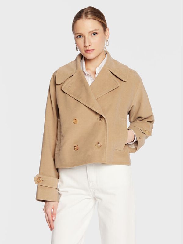 Tommy Hilfiger Tommy Hilfiger Преходно яке WW0WW37311 Бежов Regular Fit