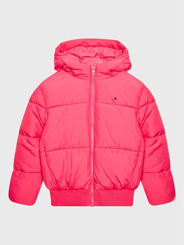 Tommy Hilfiger Tommy Hilfiger Пухено яке Branded KG0KG06689 Розов Regular Fit