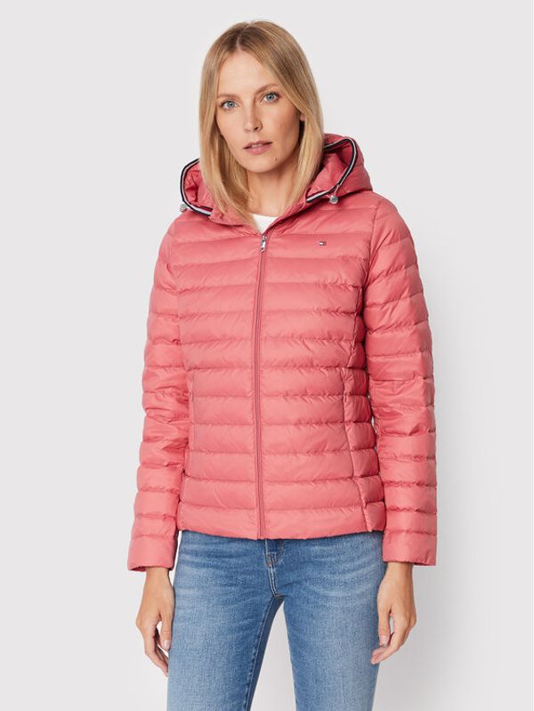 Tommy Hilfiger Tommy Hilfiger Пухено яке Essential WW0WW30842 Розов Regular Fit