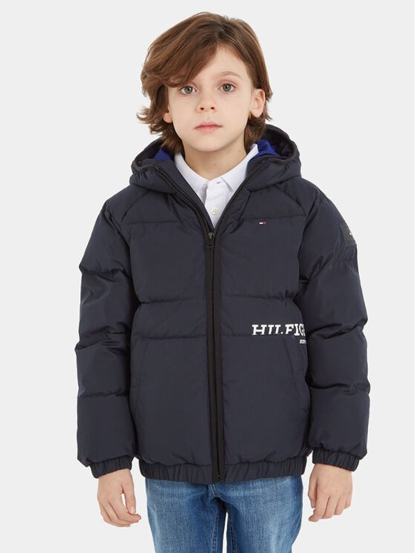 Tommy Hilfiger Tommy Hilfiger Пухено яке KB0KB08342 Тъмносин Regular Fit