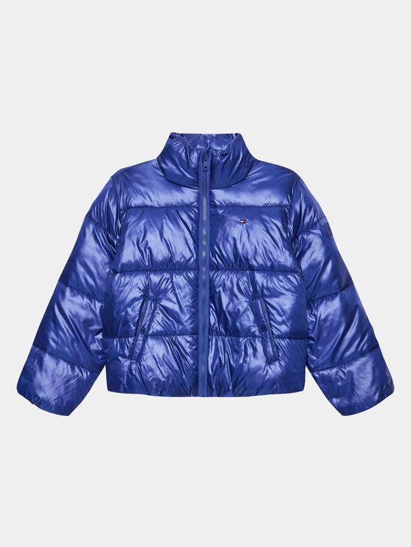 Tommy Hilfiger Tommy Hilfiger Пухено яке KG0KG07392 D Син Regular Fit
