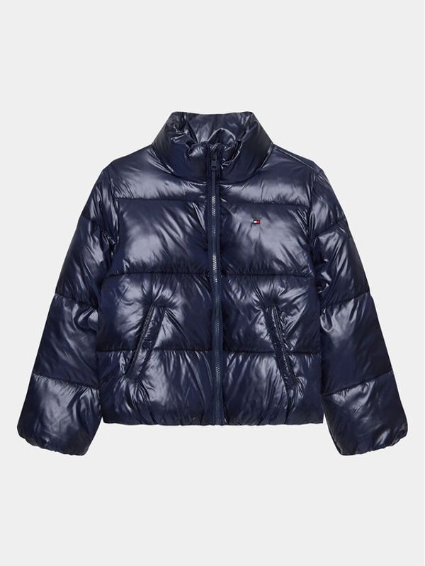 Tommy Hilfiger Tommy Hilfiger Пухено яке KG0KG07392 D Тъмносин Regular Fit