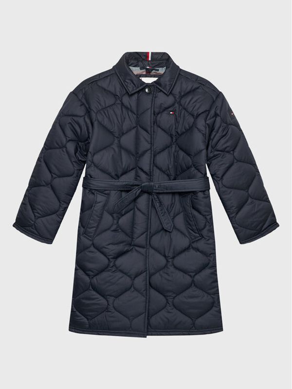 Tommy Hilfiger Tommy Hilfiger Пухено яке KG0KG07402 D Тъмносин Regular Fit