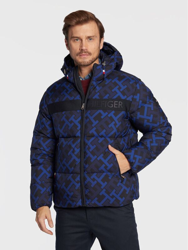 Tommy Hilfiger Tommy Hilfiger Пухено яке Monogram MW0MW29255 Тъмносин Regular Fit