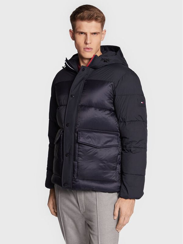 Tommy Hilfiger Tommy Hilfiger Пухено яке MW0MW28723 Тъмносин Regular Fit