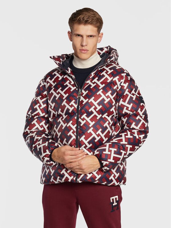 Tommy Hilfiger Tommy Hilfiger Пухено яке MW0MW29254 Бордо Regular Fit
