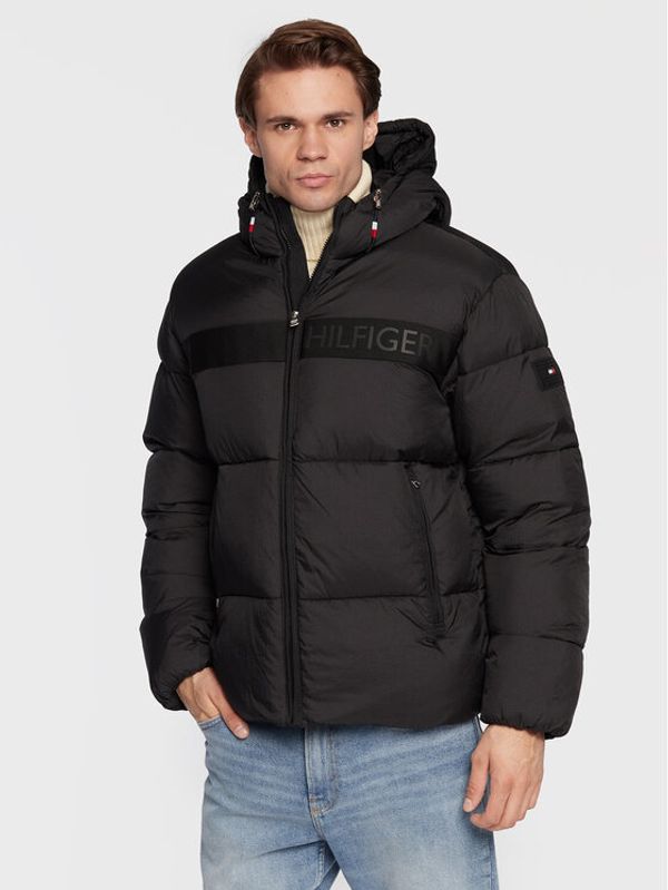 Tommy Hilfiger Tommy Hilfiger Пухено яке Ny High Loft MW0MW27679 Черен Regular Fit