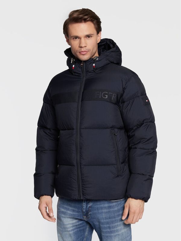 Tommy Hilfiger Tommy Hilfiger Пухено яке Ny High Loft MW0MW27679 Тъмносин Regular Fit