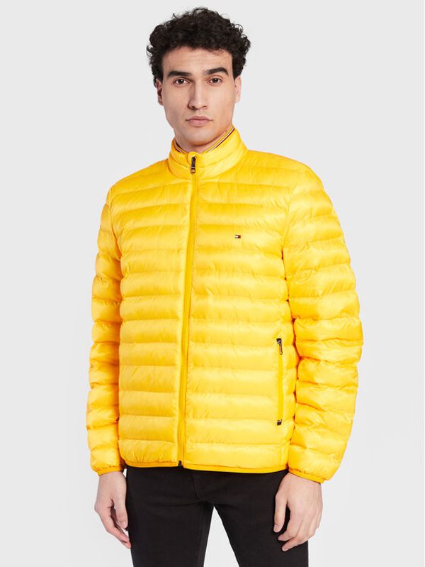 Tommy Hilfiger Tommy Hilfiger Пухено яке Packable Recycled MW0MW18763 Жълт Regular Fit