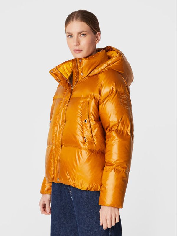 Tommy Hilfiger Tommy Hilfiger Пухено яке Pop Colour WW0WW35974 Жълт Regular Fit