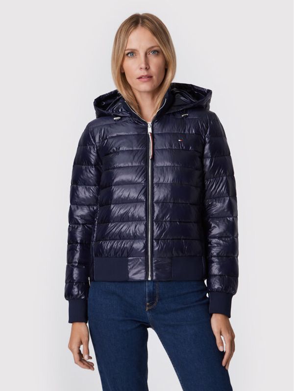 Tommy Hilfiger Tommy Hilfiger Пухено яке Sporty Sorona WW0WW35088 Тъмносин Regular Fit
