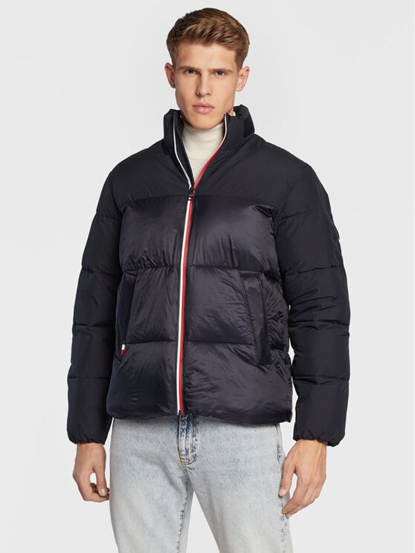 Tommy Hilfiger Tommy Hilfiger Пухено яке Tech Stand Collar MW0MW27586 Тъмносин Regular Fit