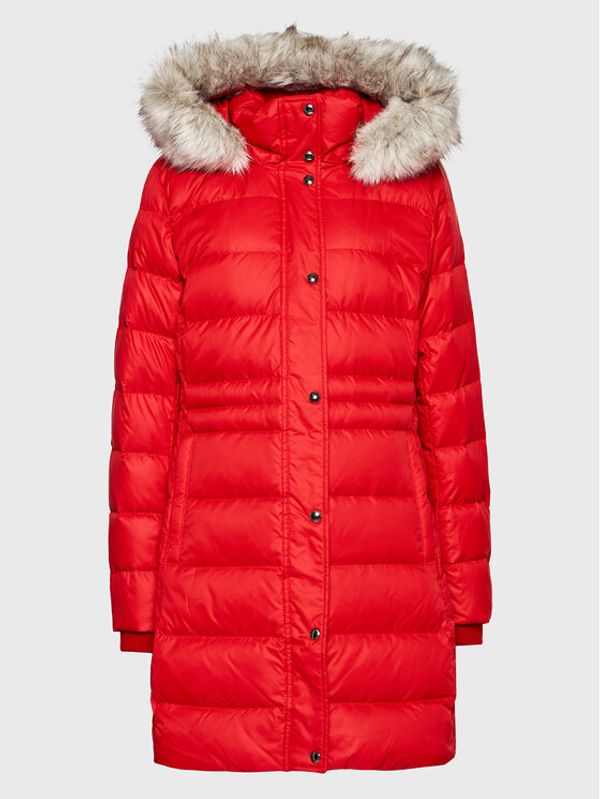 Tommy Hilfiger Tommy Hilfiger Пухено яке Tyra WW0WW37487 Червен Regular Fit