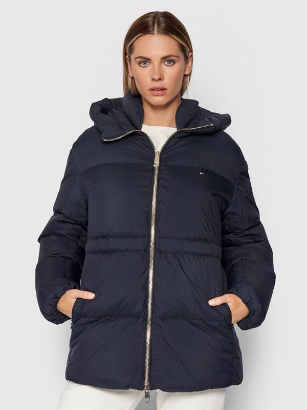 Tommy Hilfiger Tommy Hilfiger Пухено яке WW0WW30920 Тъмносин Regular Fit