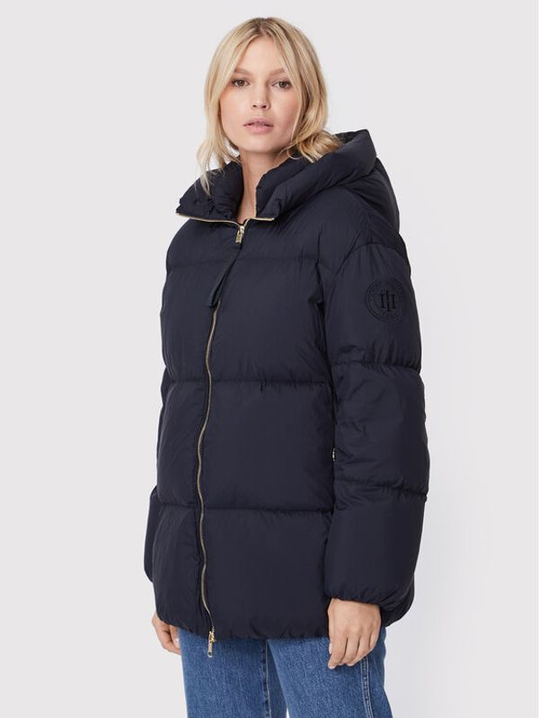 Tommy Hilfiger Tommy Hilfiger Пухено яке WW0WW35075 Тъмносин Relaxed Fit
