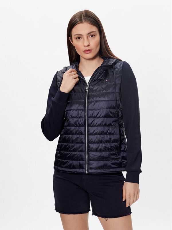 Tommy Hilfiger Tommy Hilfiger Пухено яке WW0WW38072 Тъмносин Regular Fit