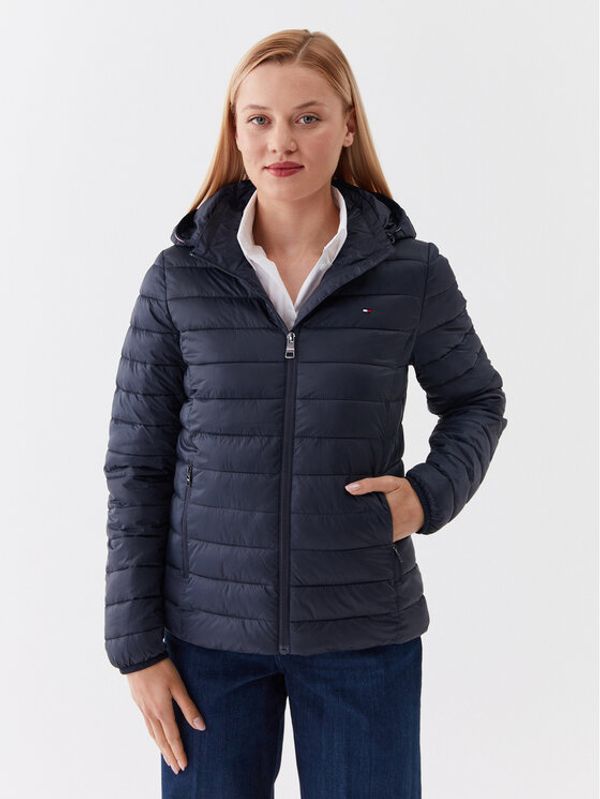 Tommy Hilfiger Tommy Hilfiger Пухено яке WW0WW38927 Тъмносин Regular Fit