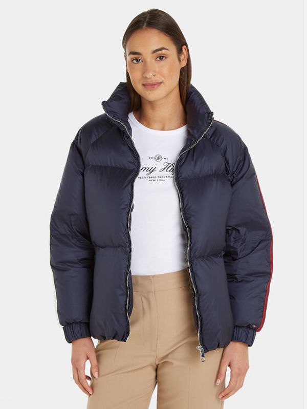 Tommy Hilfiger Tommy Hilfiger Пухено яке WW0WW40093 Тъмносин Regular Fit