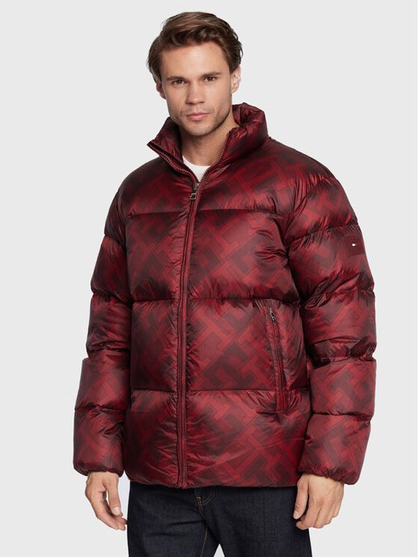 Tommy Hilfiger Tommy Hilfiger Пухено яке Zero Gravity Monogram MW0MW28736 Бордо Regular Fit