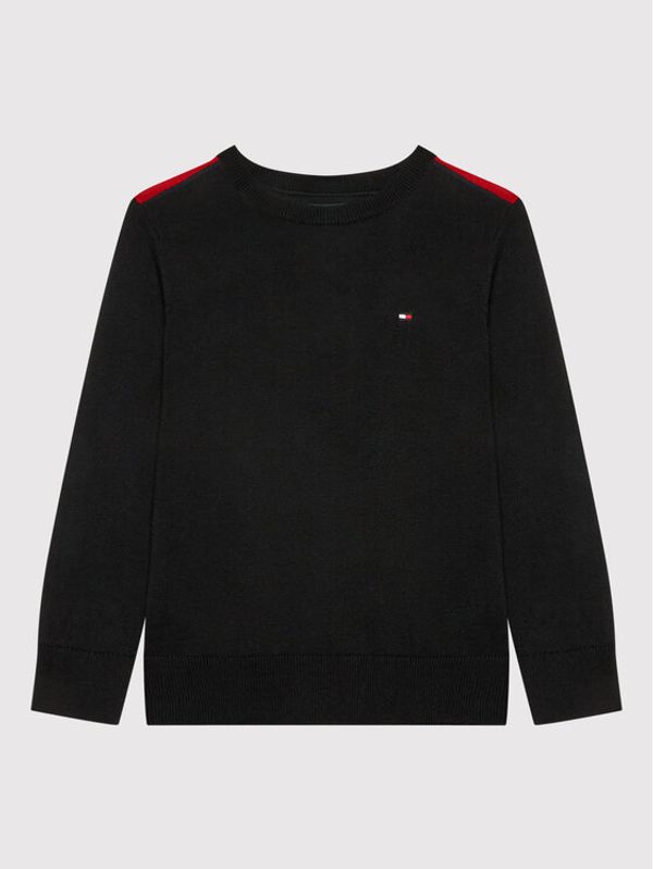 Tommy Hilfiger Tommy Hilfiger Пуловер Essential KB0KB06947 D Черен Regular Fit