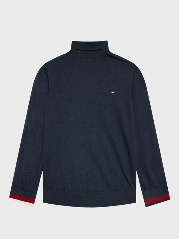 Tommy Hilfiger Tommy Hilfiger Пуловер Essential KB0KB07837 D Тъмносин Regular Fit