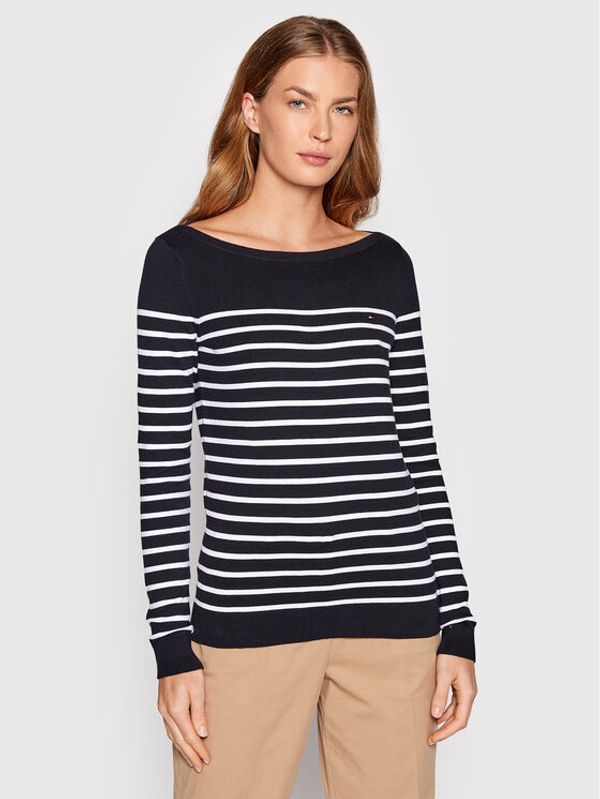 Tommy Hilfiger Tommy Hilfiger Пуловер Heritage Boat WW0WW22046 Тъмносин Regular Fit