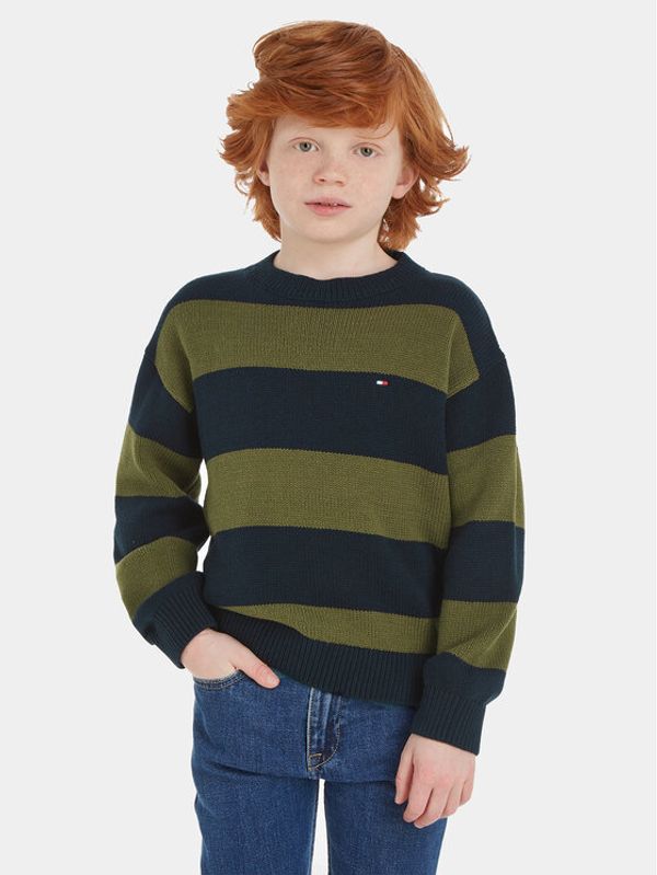 Tommy Hilfiger Tommy Hilfiger Пуловер KB0KB08515 Зелен Regular Fit