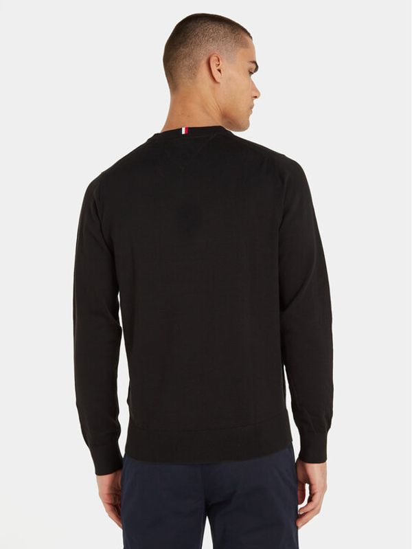 Tommy Hilfiger Tommy Hilfiger Пуловер MW0MW30955 Черен Regular Fit