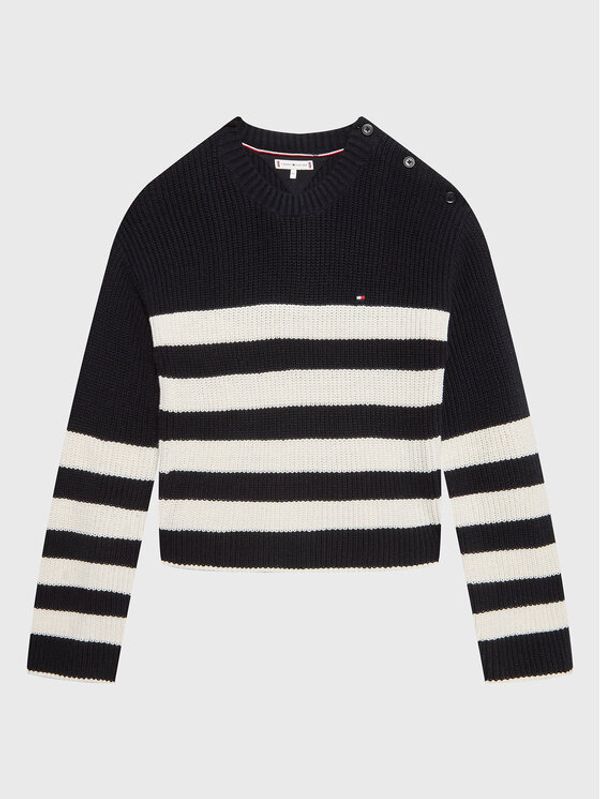 Tommy Hilfiger Tommy Hilfiger Пуловер Nautical KG0KG07078 D Тъмносин Regular Fit