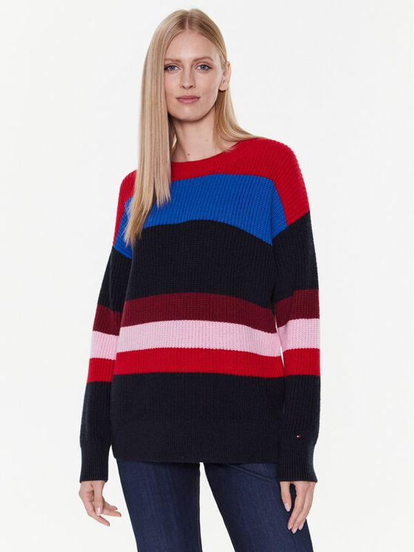 Tommy Hilfiger Tommy Hilfiger Пуловер Vibarant WW0WW38786 Цветен Regular Fit