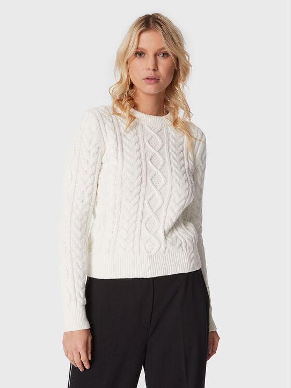 Tommy Hilfiger Tommy Hilfiger Пуловер WW0WW36989 Бял Regular Fit