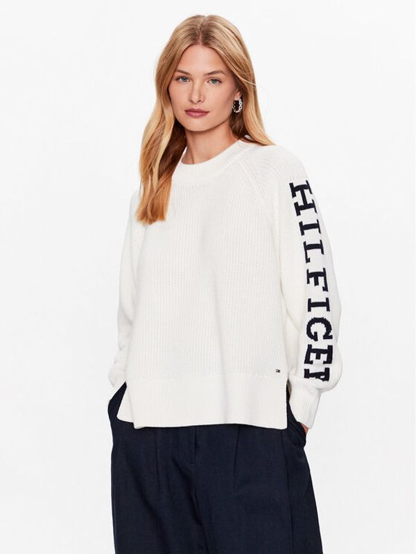 Tommy Hilfiger Tommy Hilfiger Пуловер WW0WW39002 Екрю Regular Fit