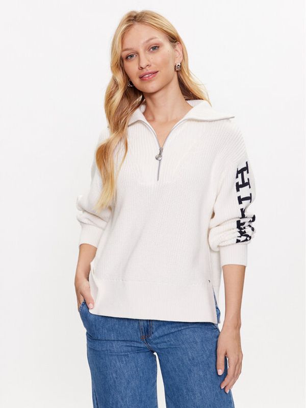 Tommy Hilfiger Tommy Hilfiger Пуловер WW0WW39013 Екрю Relaxed Fit