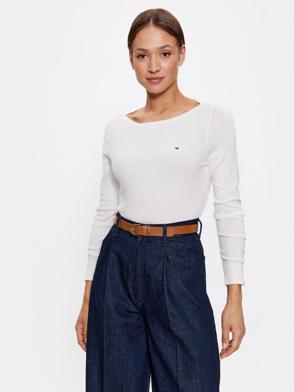 Tommy Hilfiger Tommy Hilfiger Пуловер WW0WW40099 Бял Regular Fit
