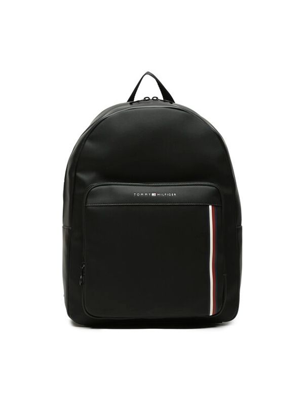 Tommy Hilfiger Tommy Hilfiger Раница Th Pique Pu Backpack AM0AM11317 Черен