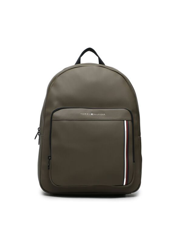 Tommy Hilfiger Tommy Hilfiger Раница Th Pique Pu Backpack AM0AM11317 Каки