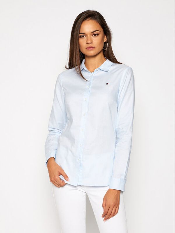 Tommy Hilfiger Tommy Hilfiger Риза Heritage 1M87647512 Син Regular Fit