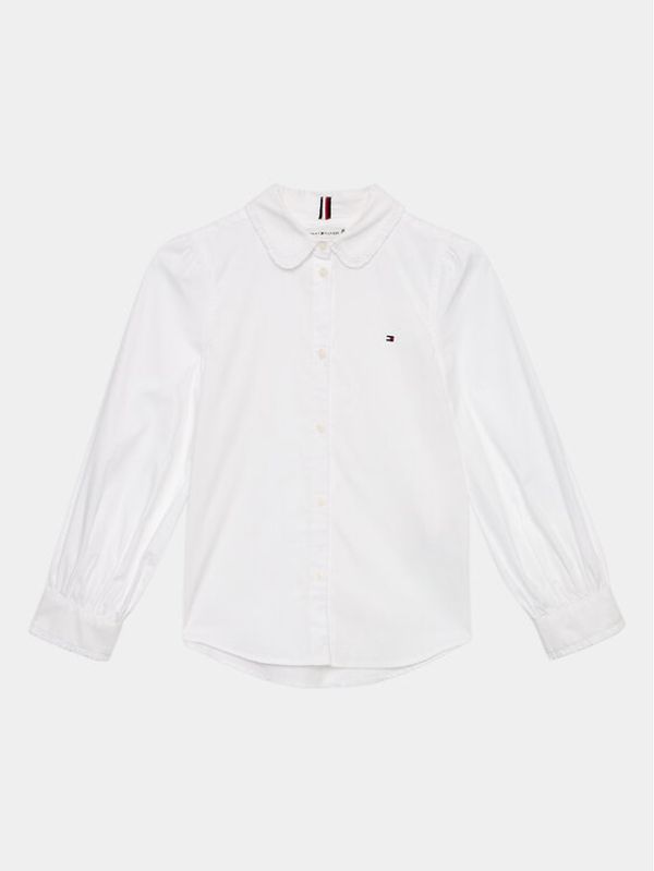 Tommy Hilfiger Tommy Hilfiger Риза KG0KG07414 D Бял Regular Fit