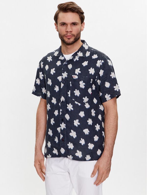 Tommy Hilfiger Tommy Hilfiger Риза MW0MW30891 Тъмносин Regular Fit